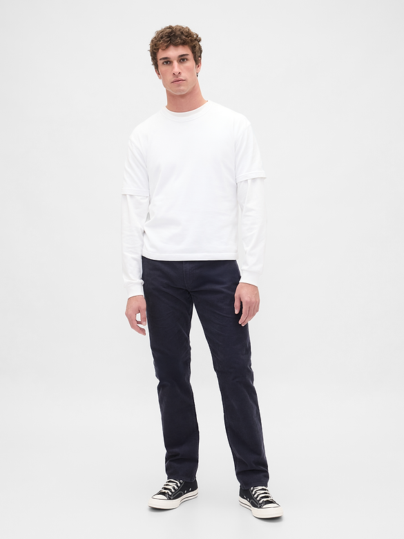 Corduroy Straight Pants