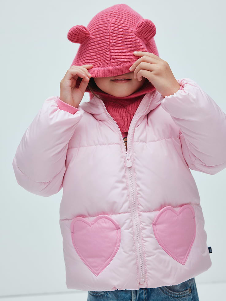 Image 4 of 4, babyGap Cropped Puffer Jacket