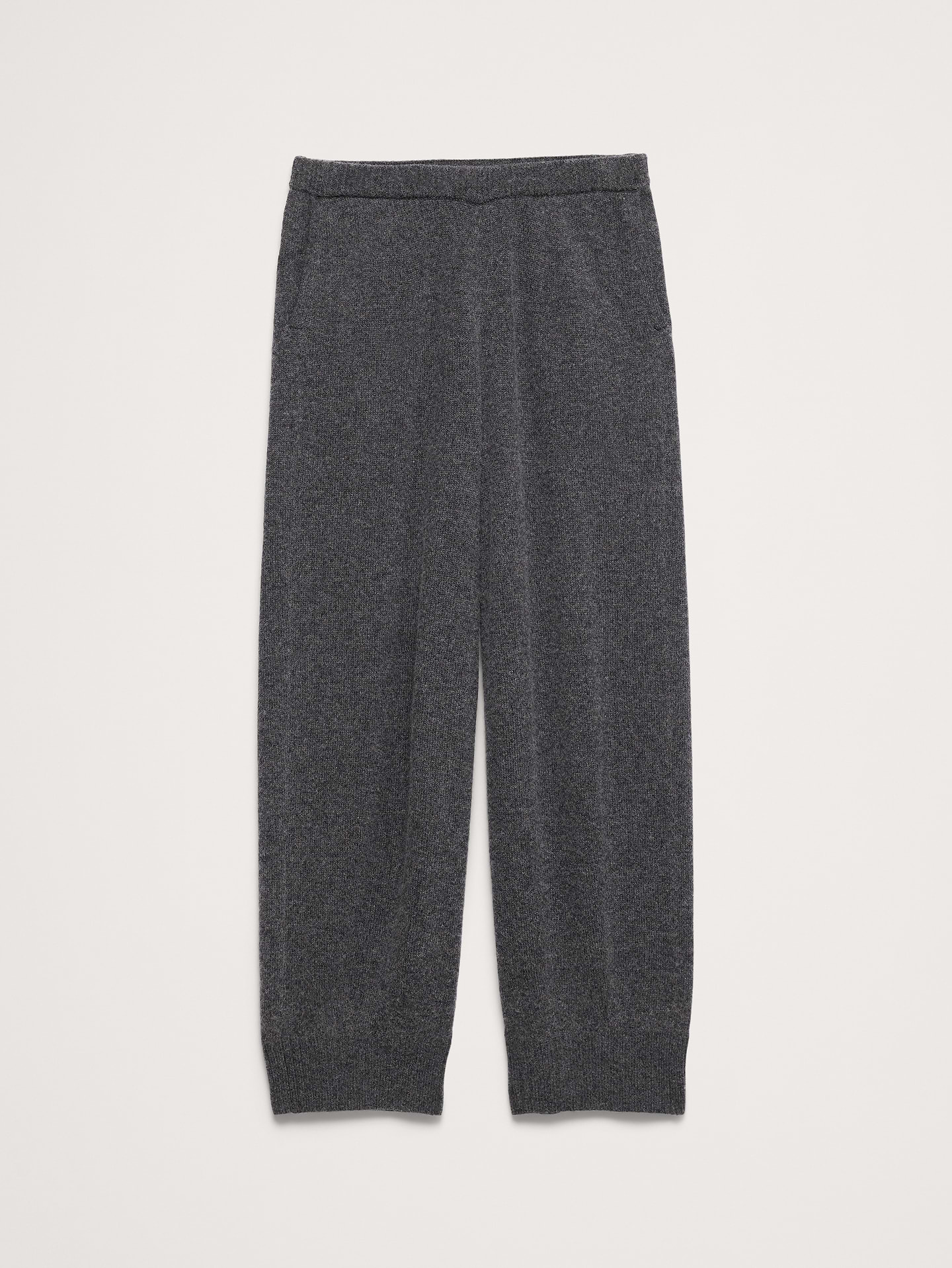 Image 4 of 4, Merino-Cotton Barrel Sweater Pant