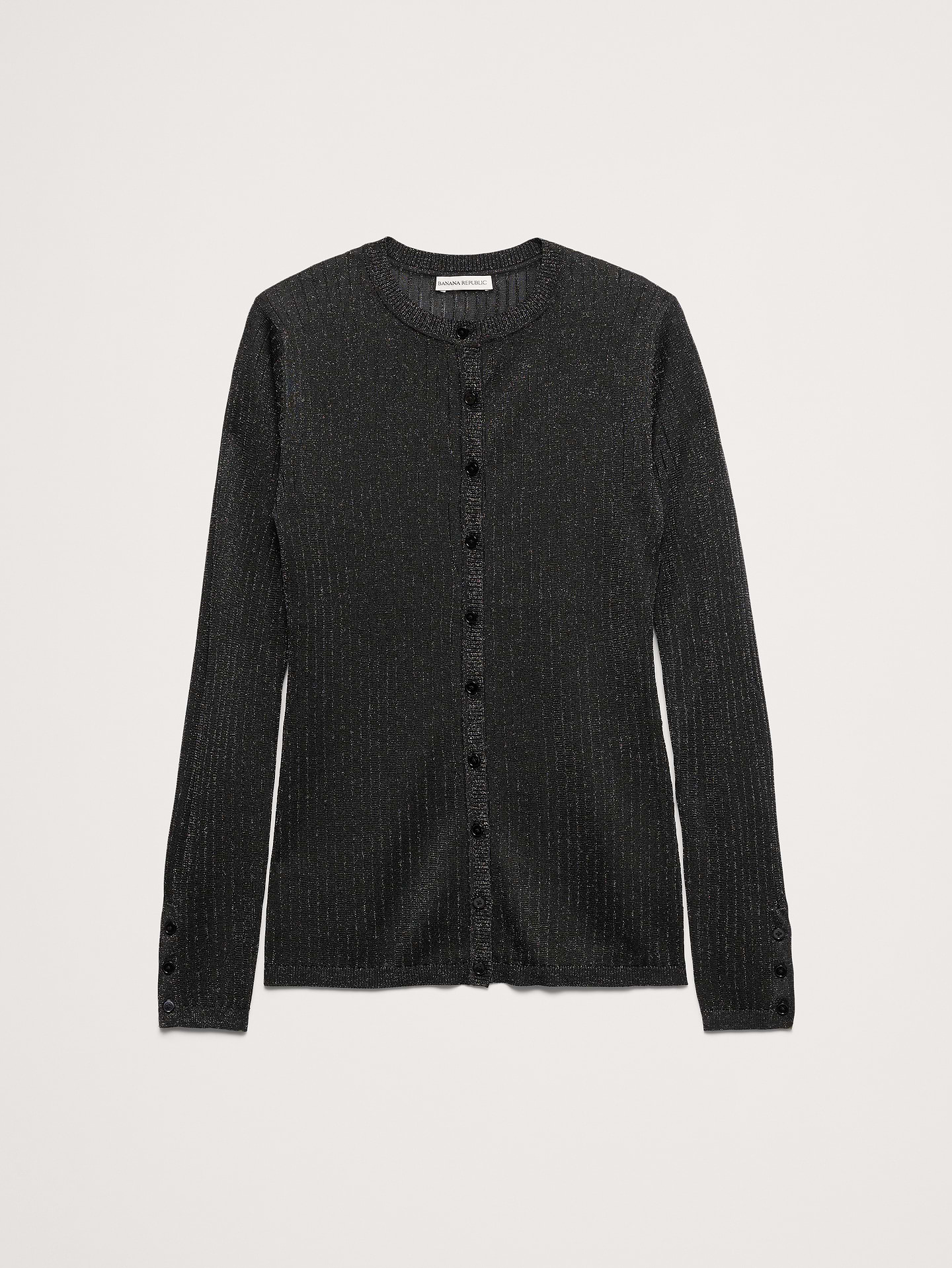 Image 6 de 8, Cardigan en tricot métallisé