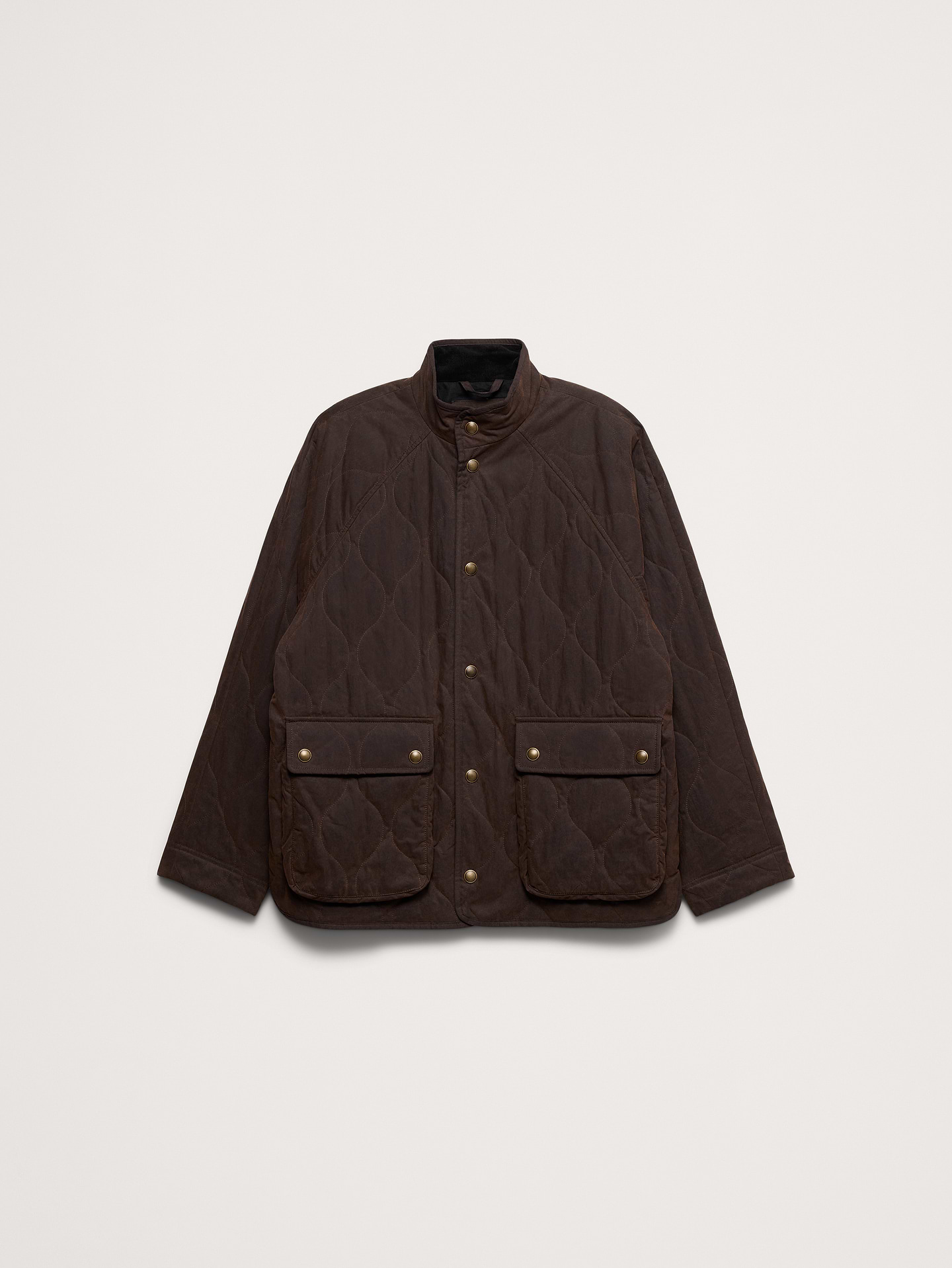 Image 5 of 7, Relaxed Wax Quilted Jacket
