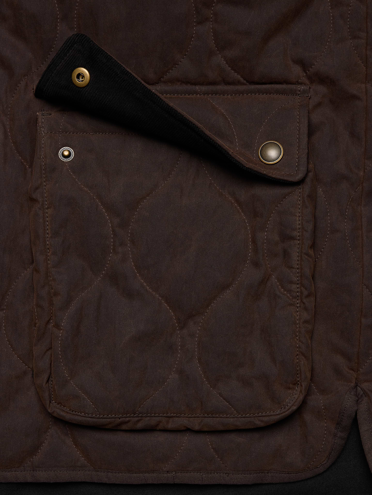 Image 7 of 7, Relaxed Wax Quilted Jacket