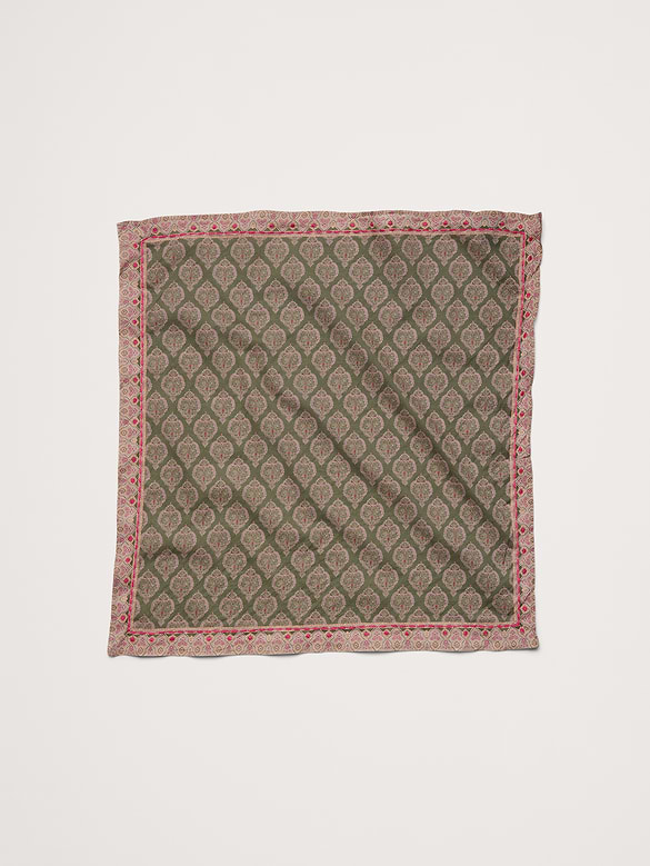 Embroidered Cotton Scarf by Vismaya