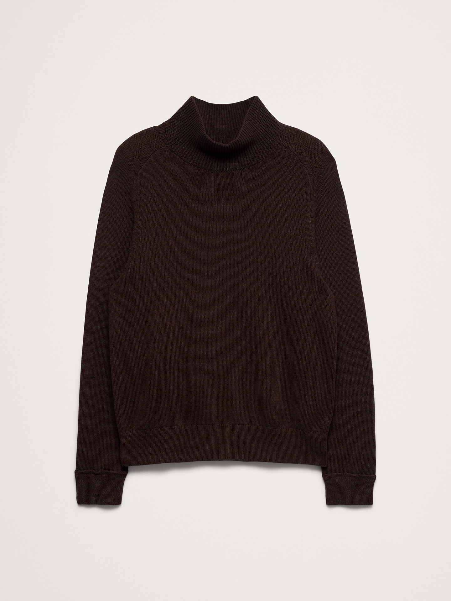 Image 5 of 5, Italian Cotton-Cashmere Turtleneck Sweater