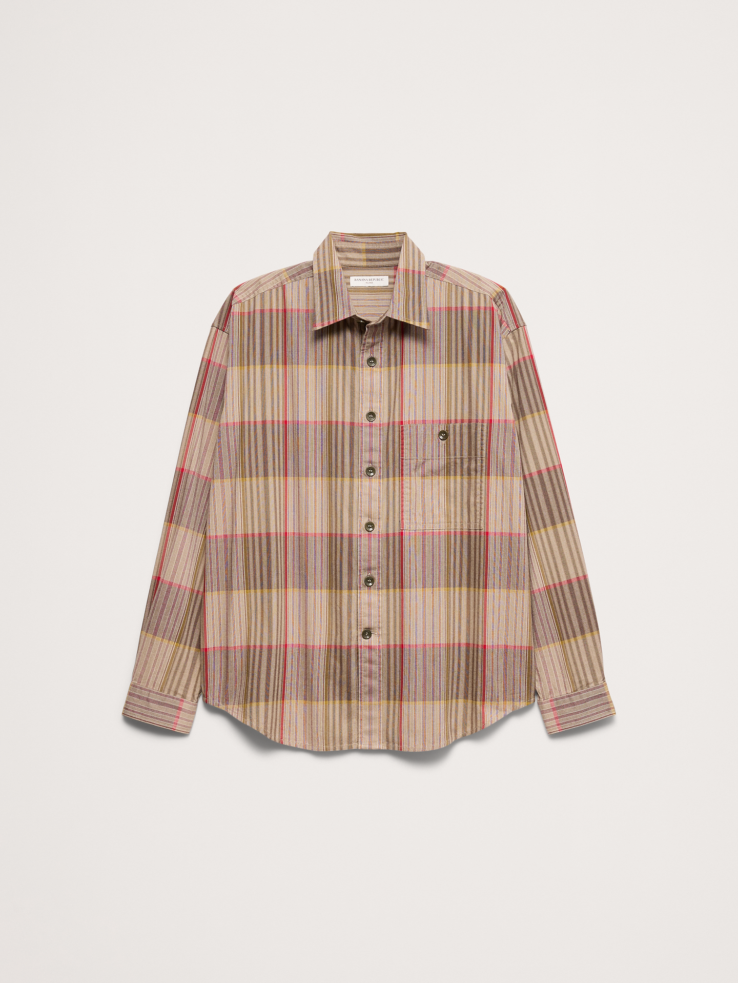 Image 5 of 8, Relaxed-Fit Washed Cotton Poplin Shirt