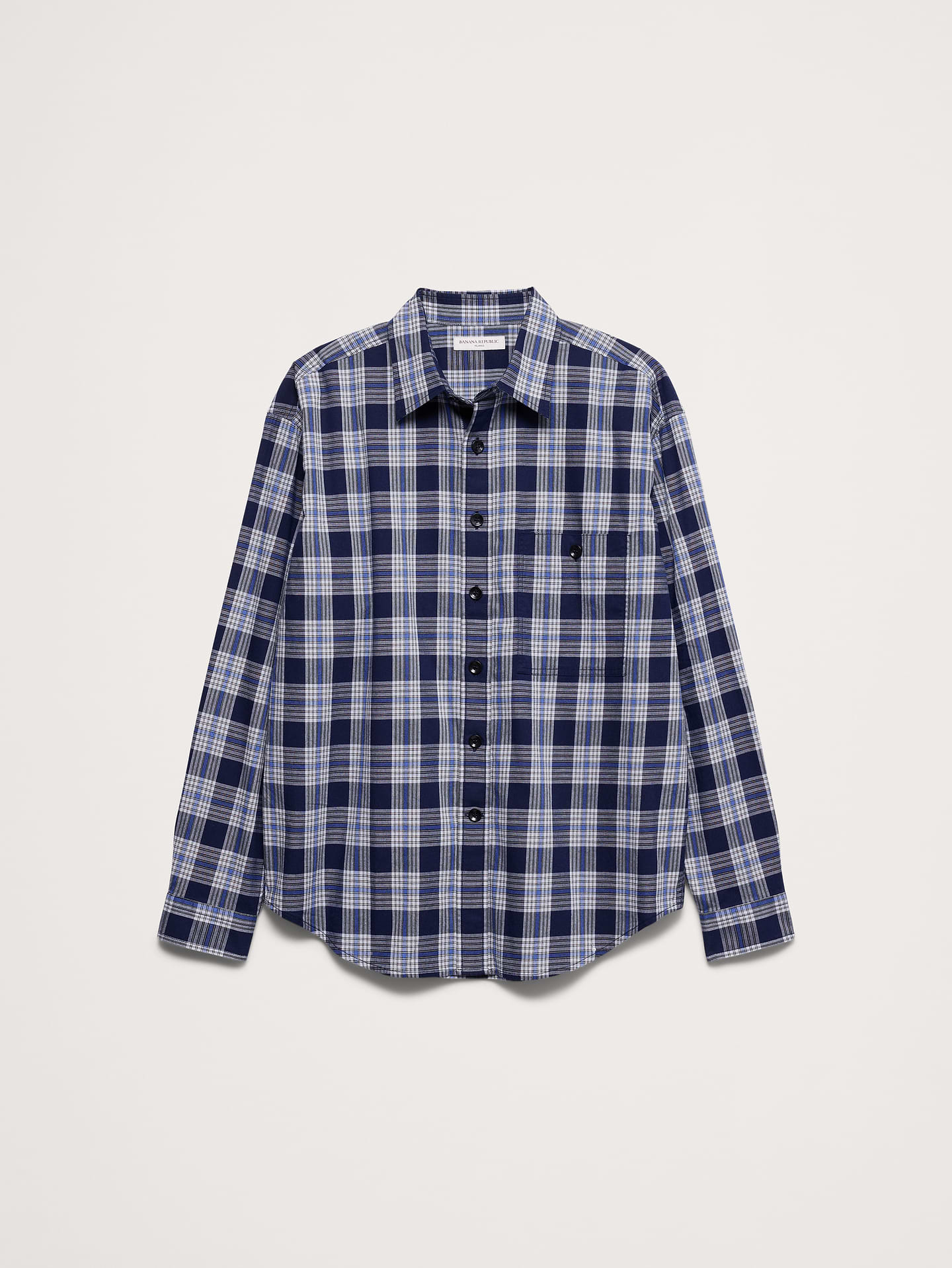 Image 7 of 8, Relaxed-Fit Washed Cotton Poplin Shirt