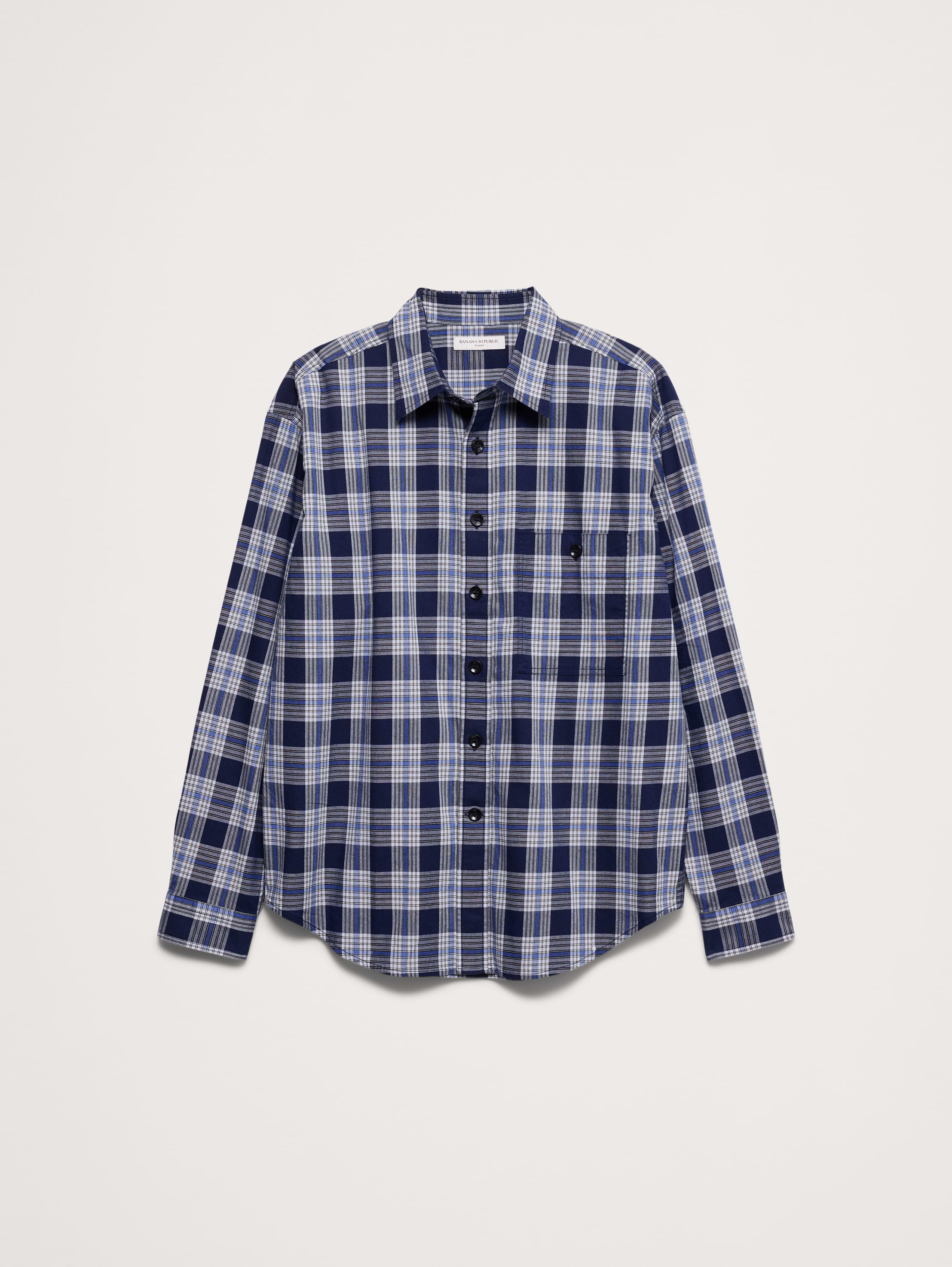 Image 6 of 8, Relaxed-Fit Washed Cotton Poplin Shirt