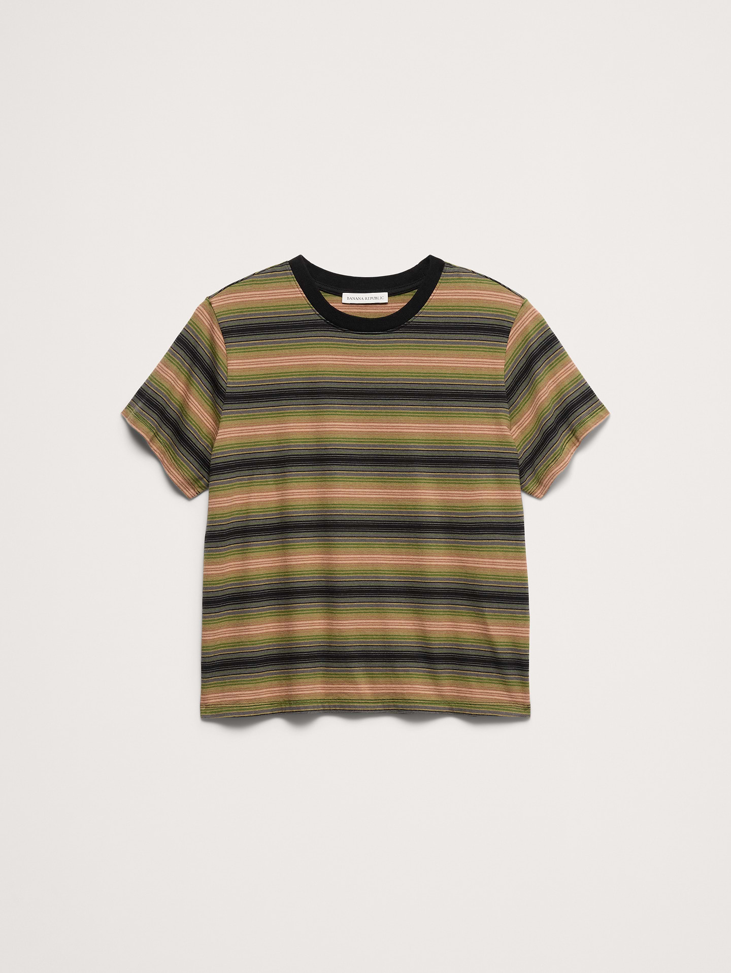 Image 4 de 8, T-SHIRT RAS DU COU EN COTON RÉTRO