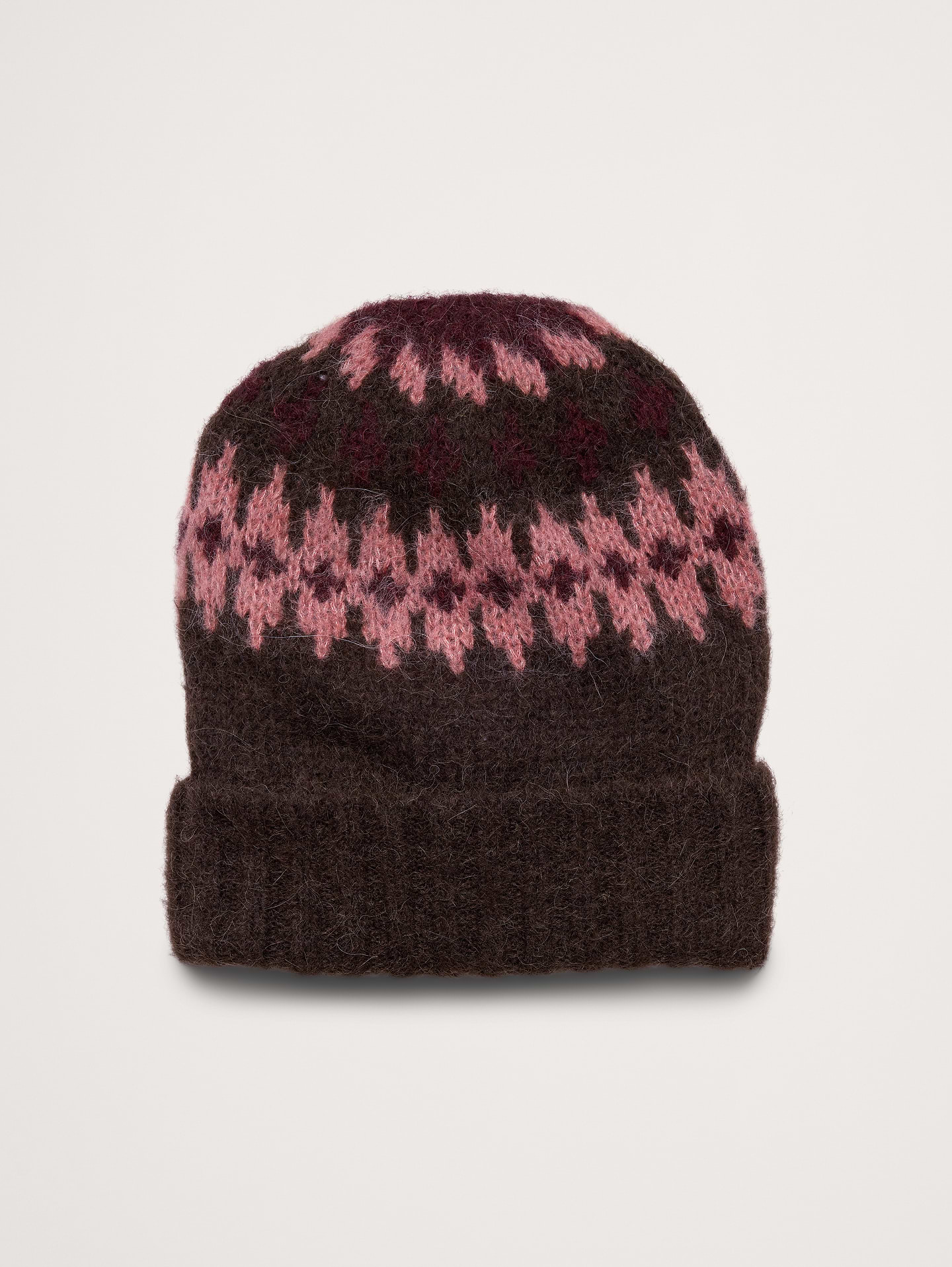 Image 1 of 3, This chunky beanie uses traditional Fair Isle motifs, a soft alpaca-blend construction, and a foldover cuff to keep you extra cozy., Fabric from Italy's Millefili mill., Product #915474