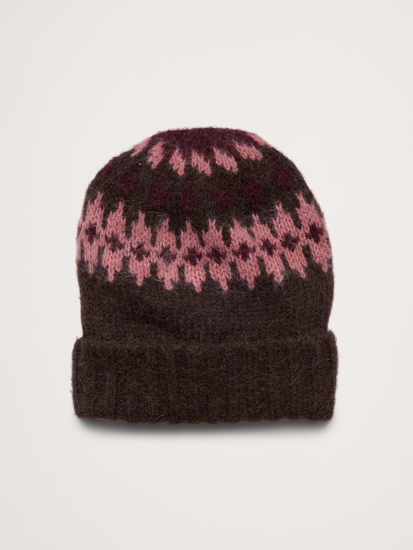 Italian Fair Isle Chunky Beanie