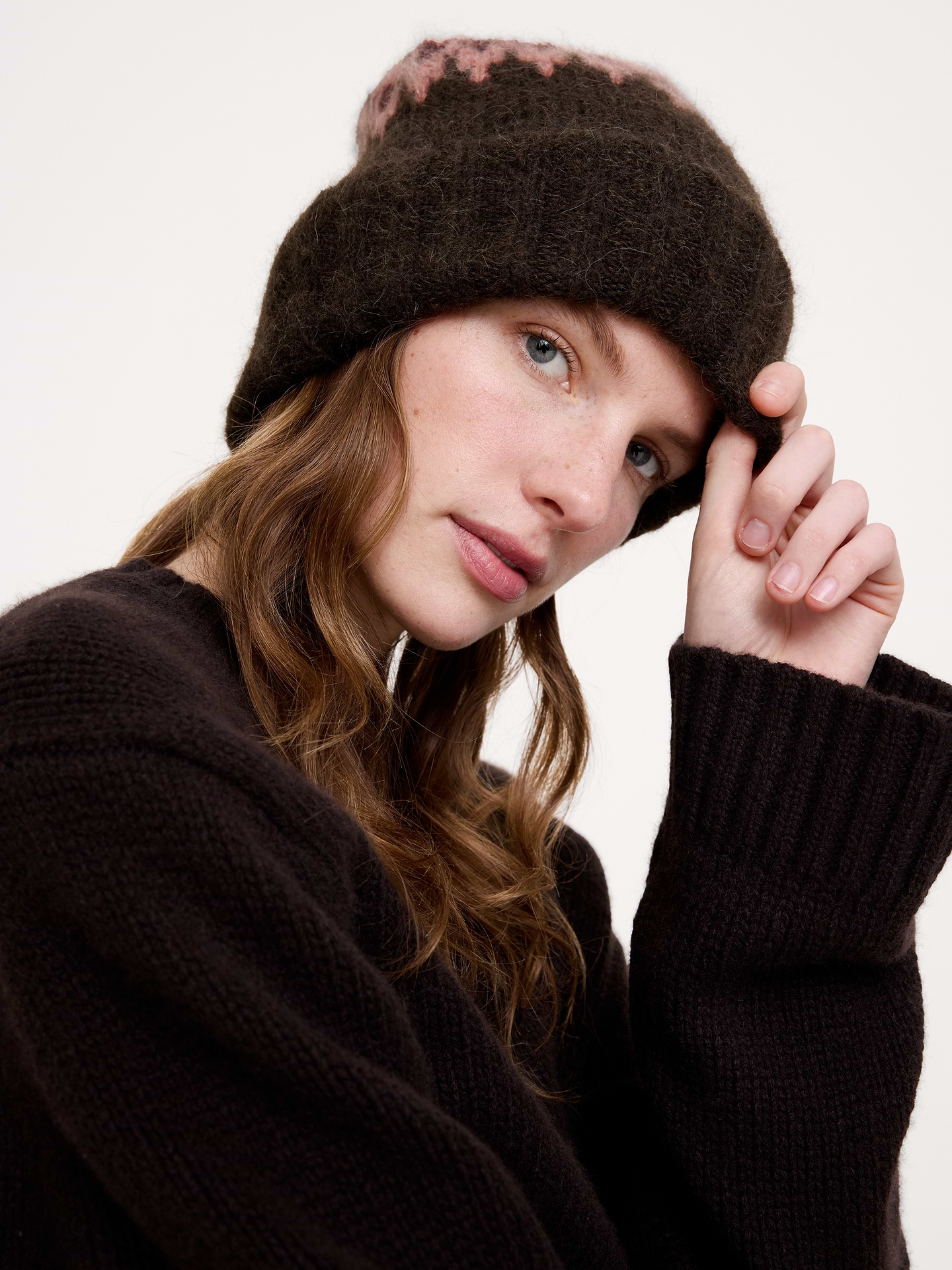Image 2 of 3, Italian Fair Isle Chunky Beanie