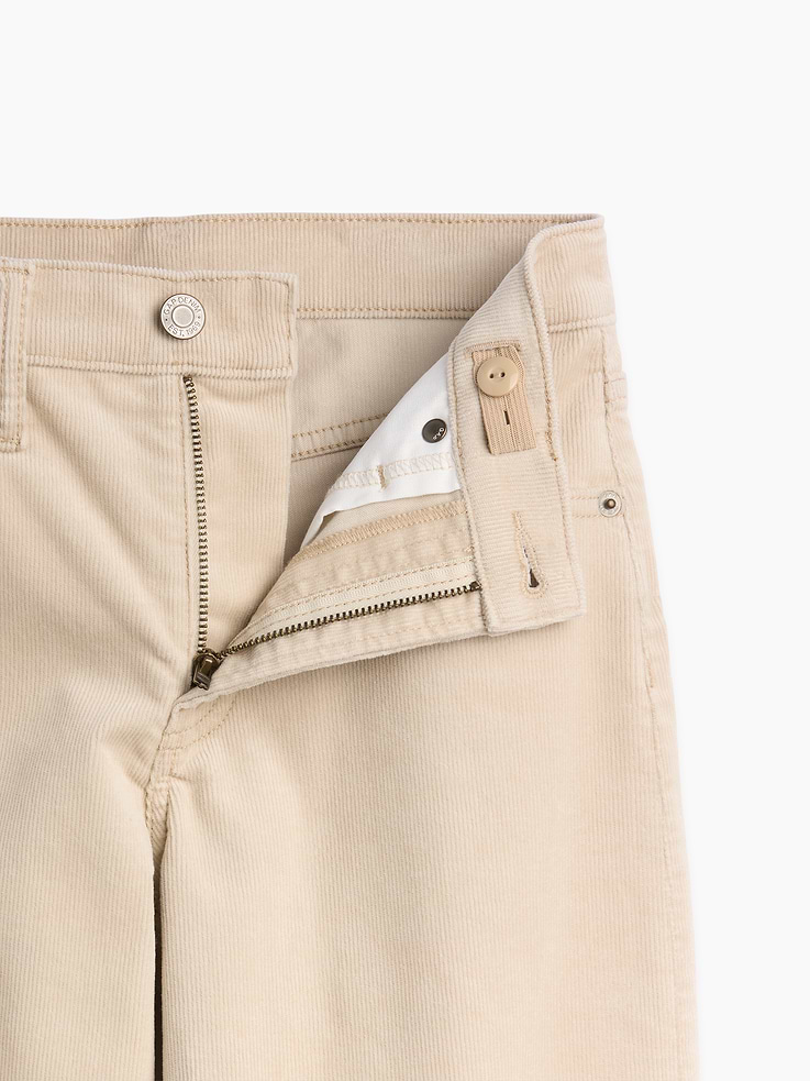 Image 6 of 6, Kids Low Rise Corduroy Stride Wide-Leg Jeans