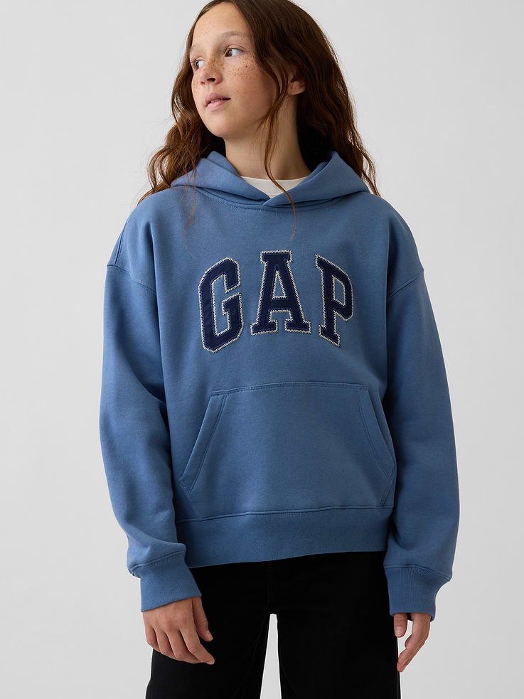 Image 2 of 6, Kids VintageSoft Oversized Logo Hoodie