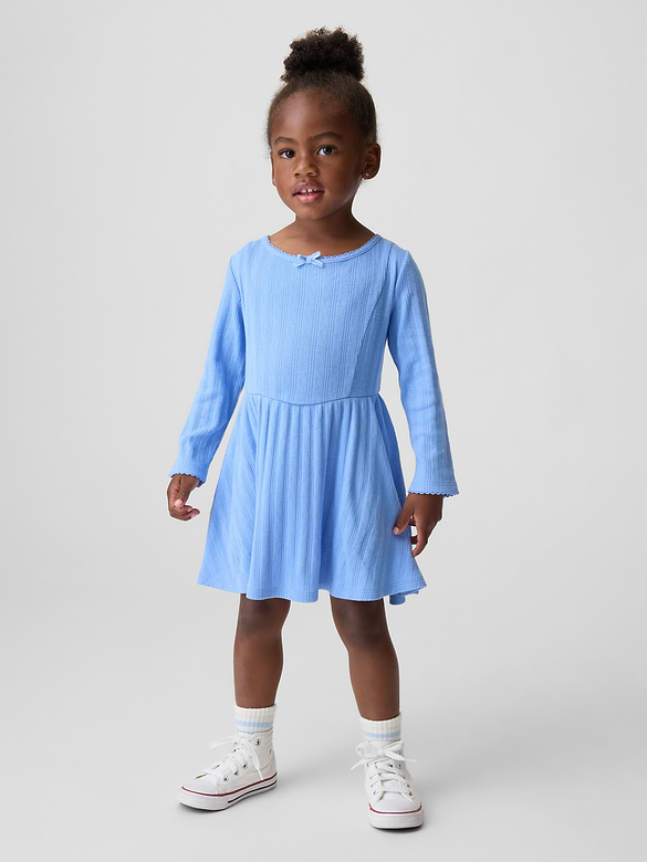 Baby & Toddler Pointelle Rib Dress