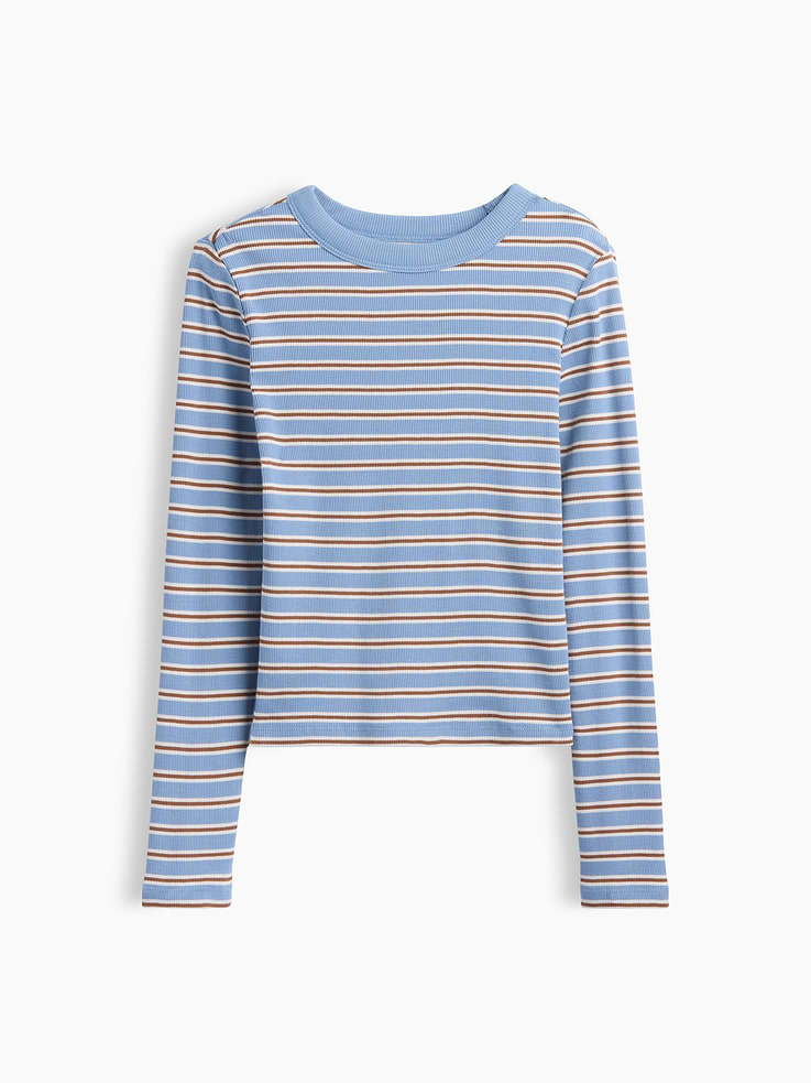 Image 2 of 4, Kids Rib Crew T-Shirt
