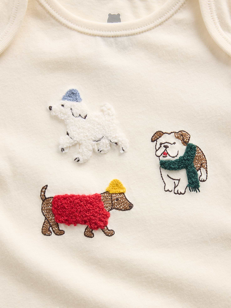 Image 3 of 3, Baby First Favorites Organic Cotton Graphic Bodysuit