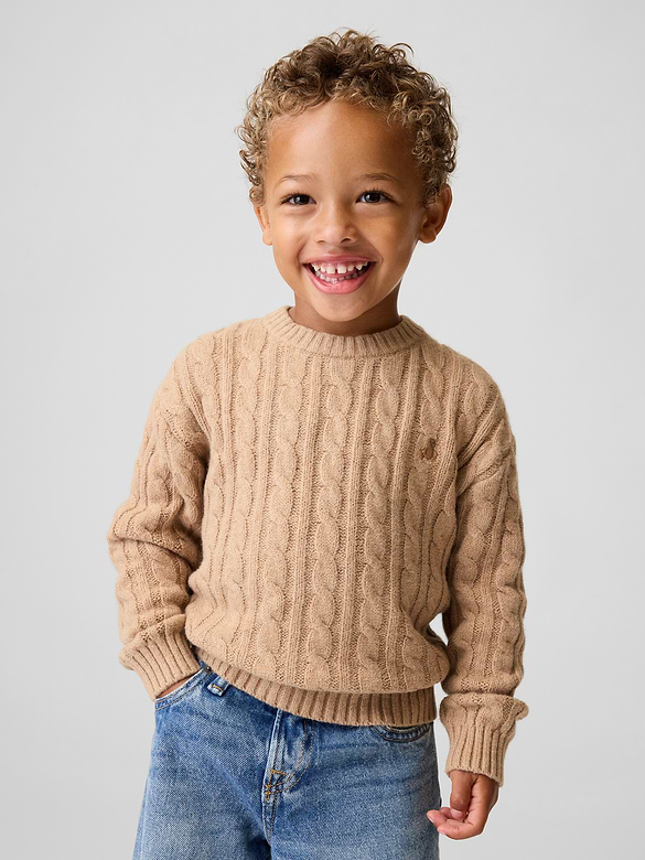 Baby & Toddler CashSoft Cable-Knit Sweater