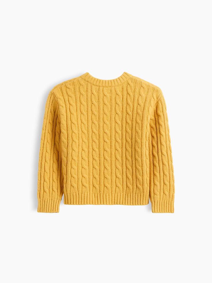 Image 3 of 4, Baby & Toddler CashSoft Cable-Knit Sweater
