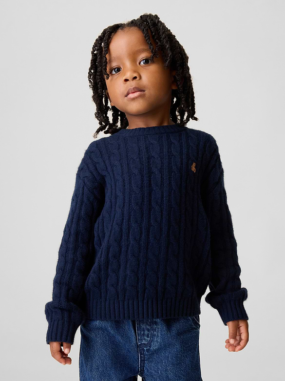 Baby & Toddler CashSoft Cable-Knit Sweater