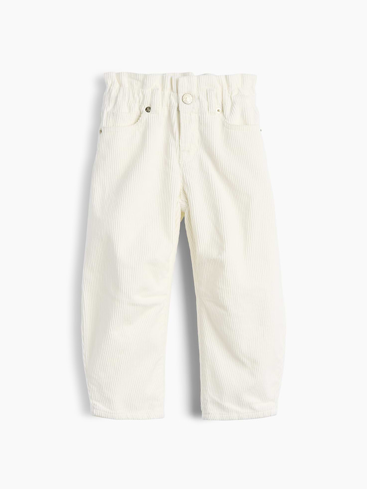 Image 2 of 3, Baby & Toddler Corduroy Eyelet-Hem Horseshoe Pants