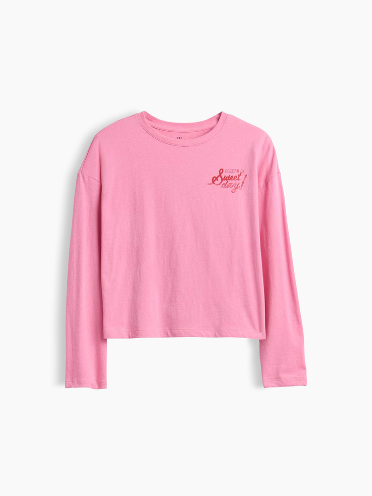 Image 2 de 5, T-shirt surdimensionné à imprimé pour Enfant