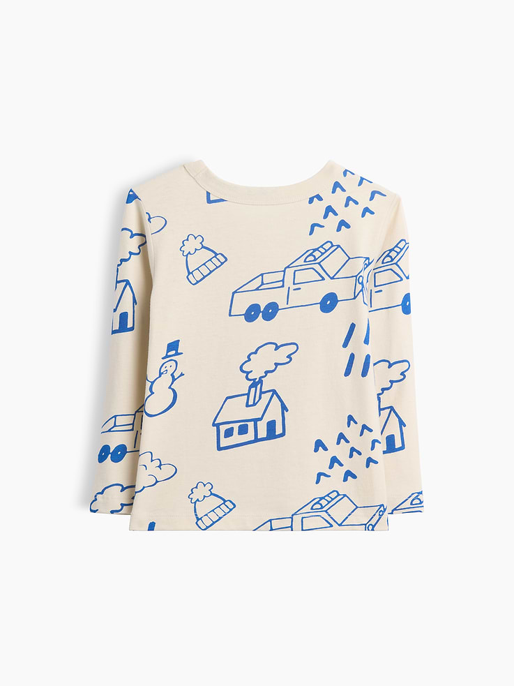 Image 2 of 2, Baby & Toddler Mix & Match Print Pocket T-Shirt