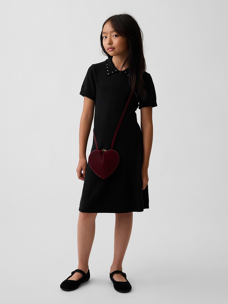 Image 4 de 5, Robe polo Effet cachemire pour Enfant
