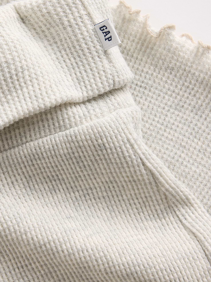 Image 5 de 5, Legging évasé gaufré à taille rabattable pour Enfant
