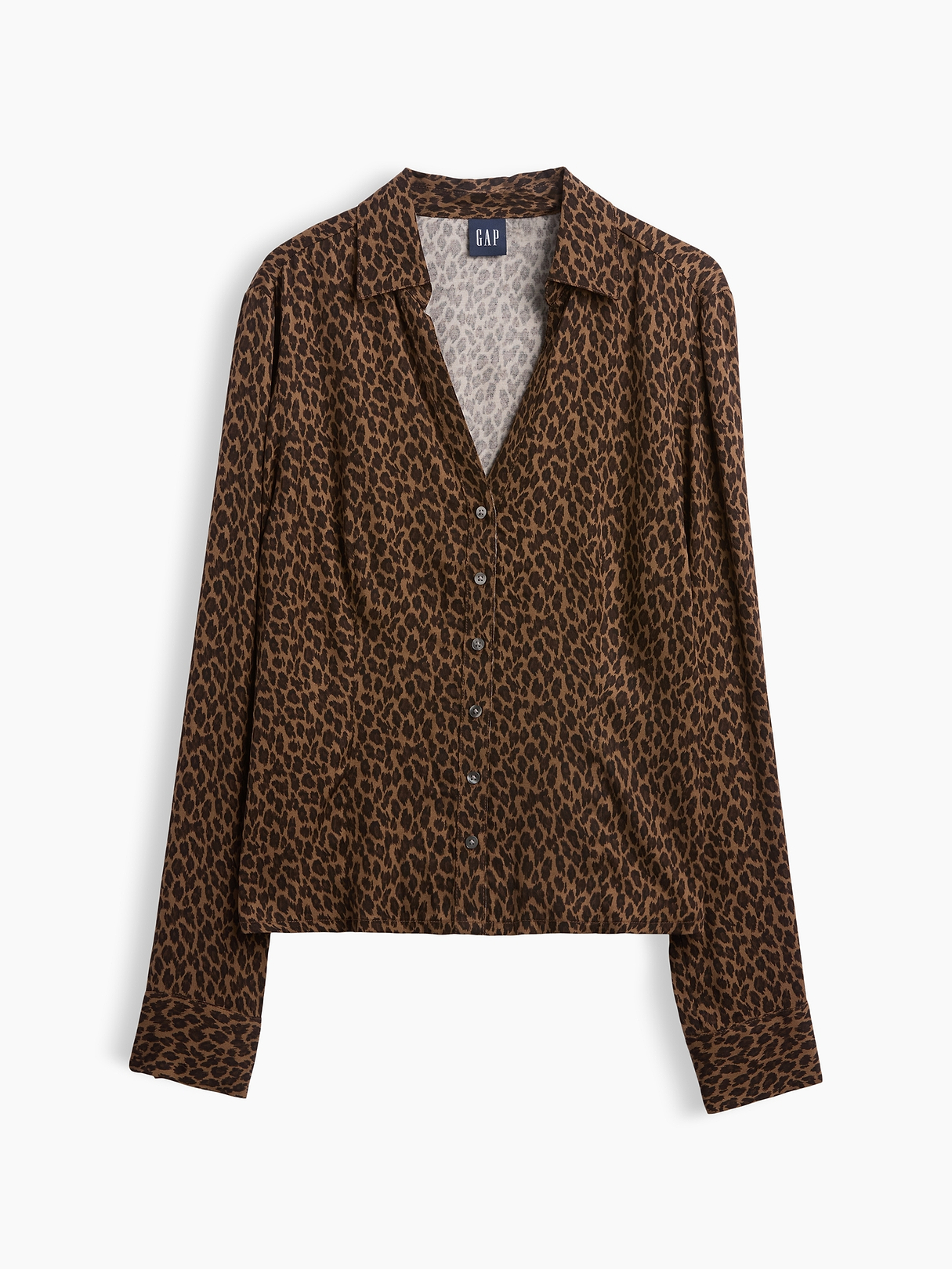 Satin Fitted Shirt | Gap