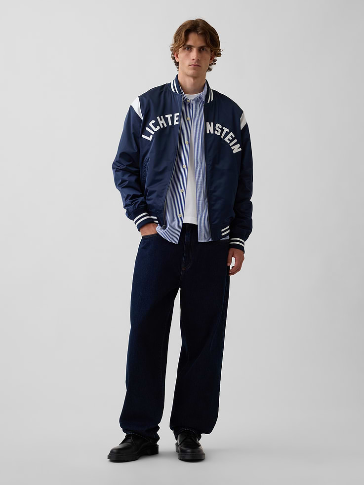 Image 3 of 10, Gap | Lichtenstein | Whitney | Standing Explosion Varsity Jacket