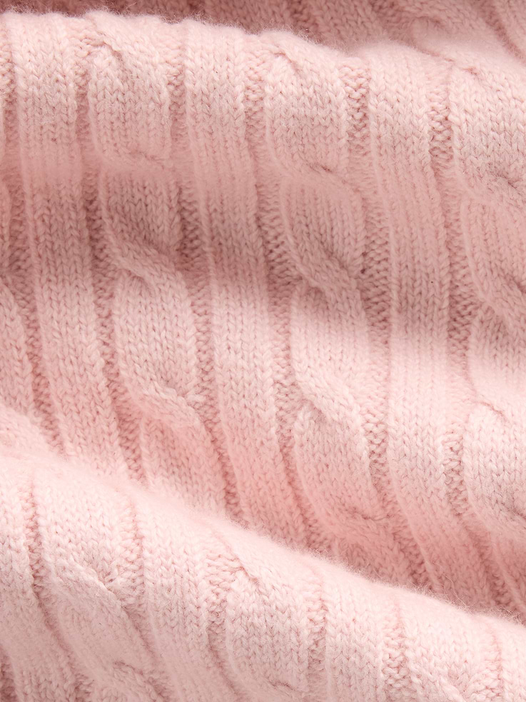 Image 5 of 5, CashSoft Cable-Knit Wide-Leg Sweater Pants