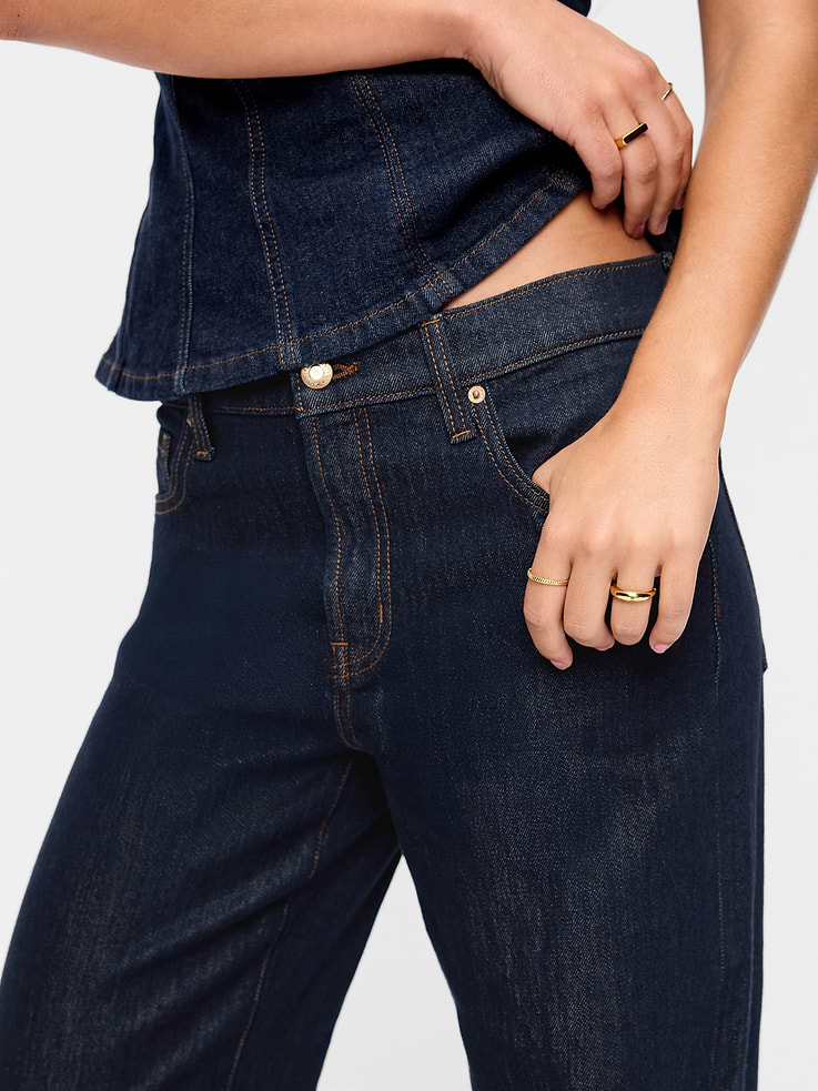 Image 6 of 9, Low-Rise Loose Jeans
