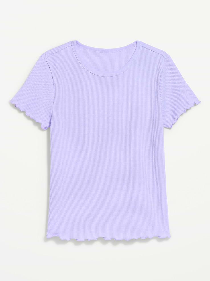 Image 4 de 8, T-shirt ajusté court en tricot gaufré