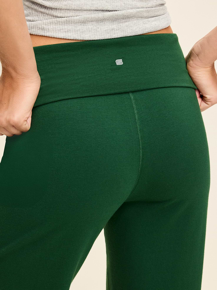 Image 6 of 10, Fold-Over Waist Fitted Joggers