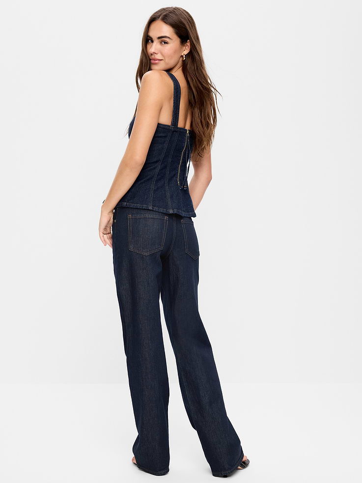 Image 3 of 9, Low-Rise Loose Jeans