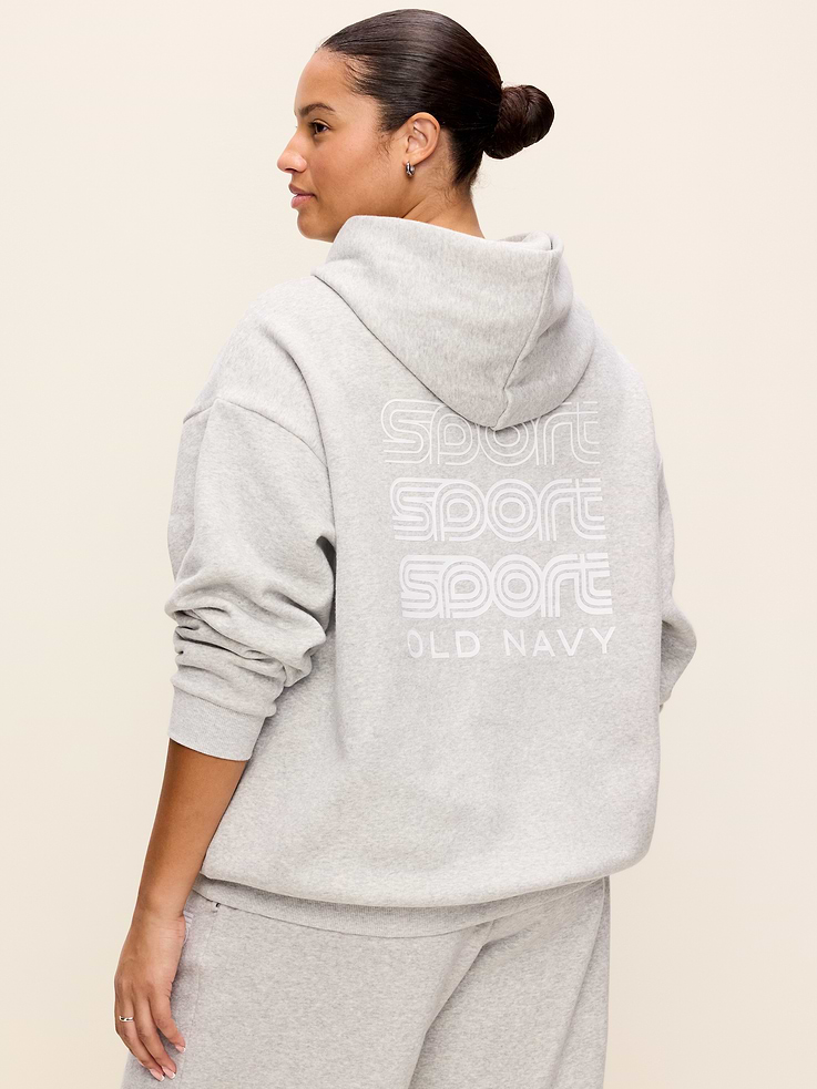 Image 6 of 6, Baseline Fleece Oversized Hoodie Sweatshirt