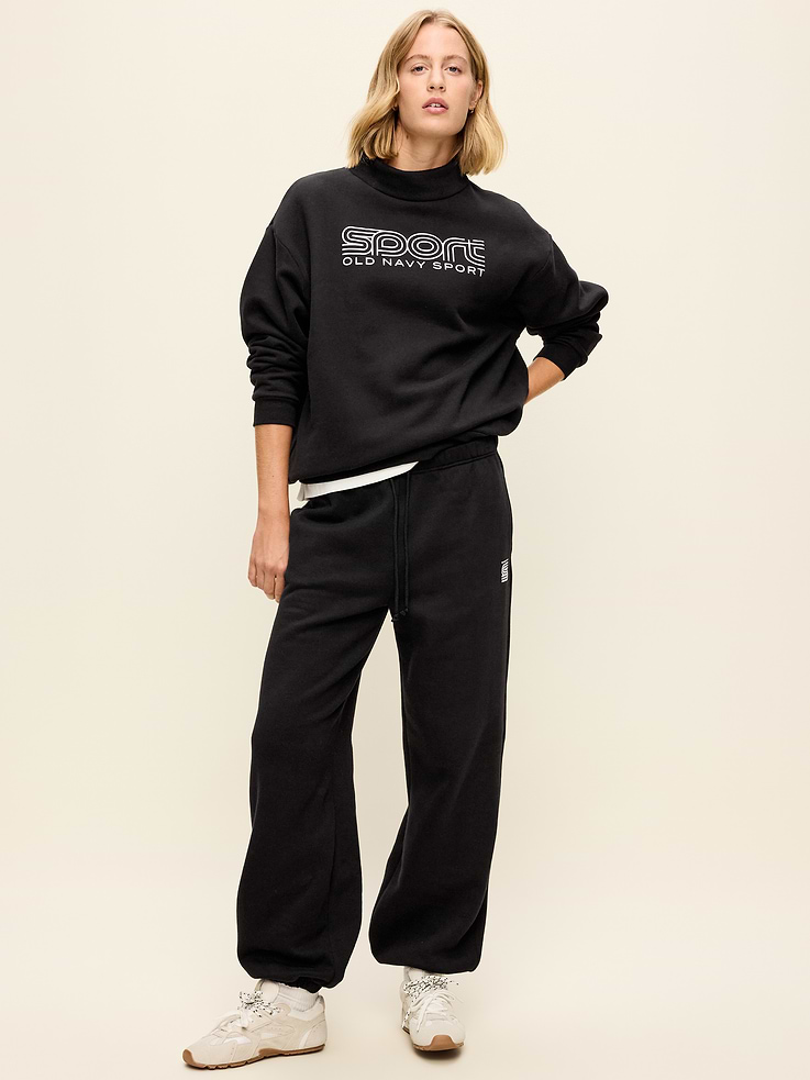 Image 2 of 8, Mid-Rise Baseline Fleece Jogger Sweatpants