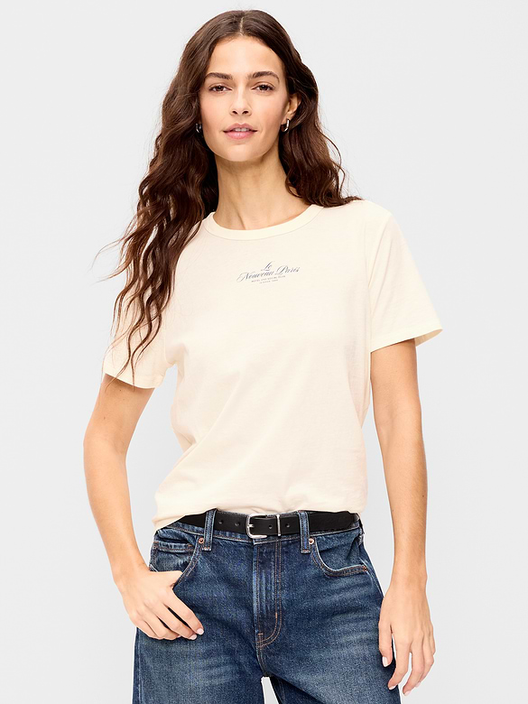 EveryWear Crew-Neck Graphic T-Shirt