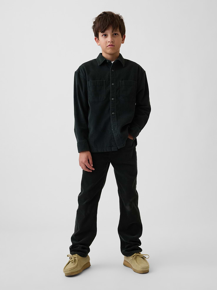Image 5 of 5, Kids Corduroy Utility Shirt