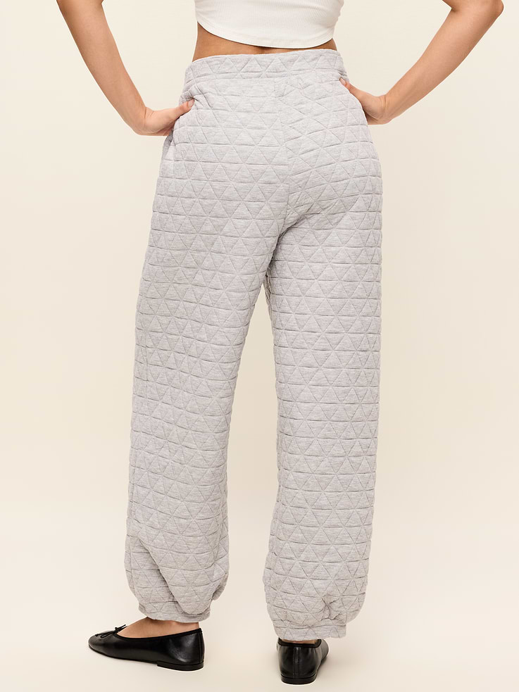 Image 6 of 8, Quilted Bounce Fleece Sweatpants