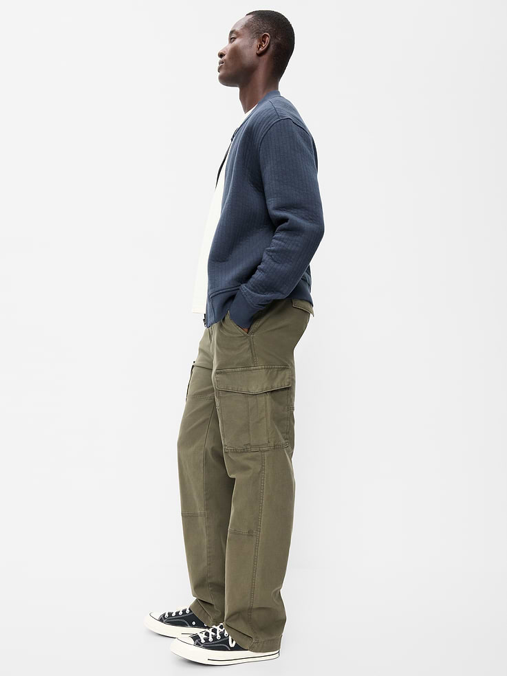Image 3 of 4, Quilted Fleece Bomber Jacket
