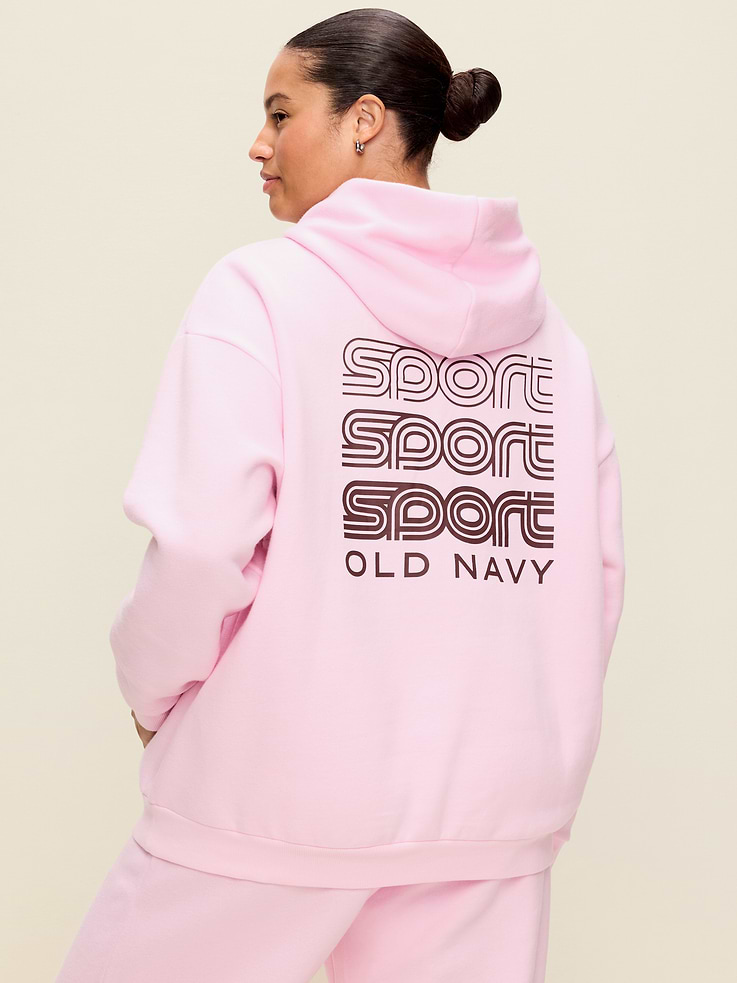 Image 3 of 4, Baseline Fleece Oversized Hoodie Sweatshirt