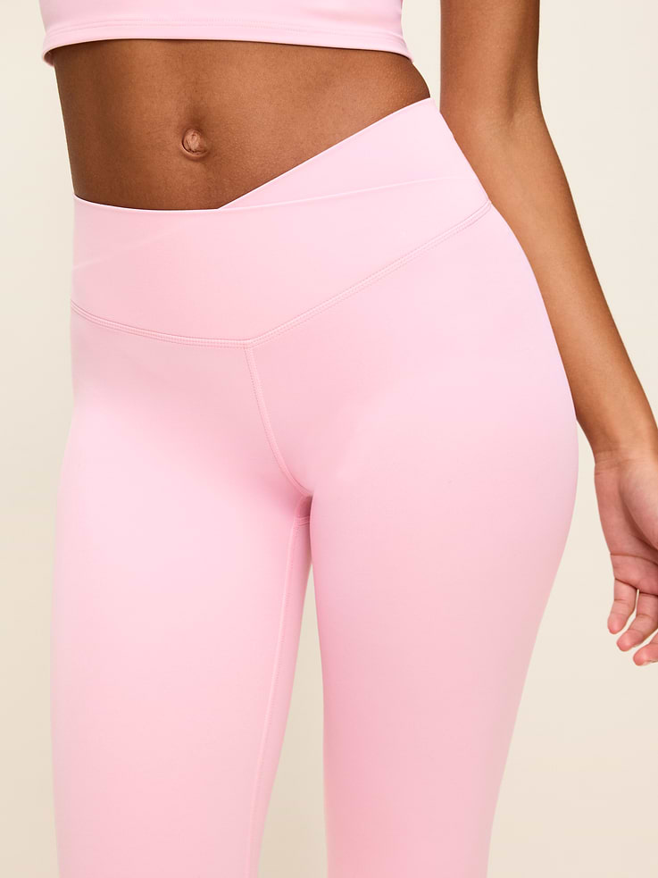Image 5 of 5, Crossover-Waist StudioSmooth Full-Length Legging