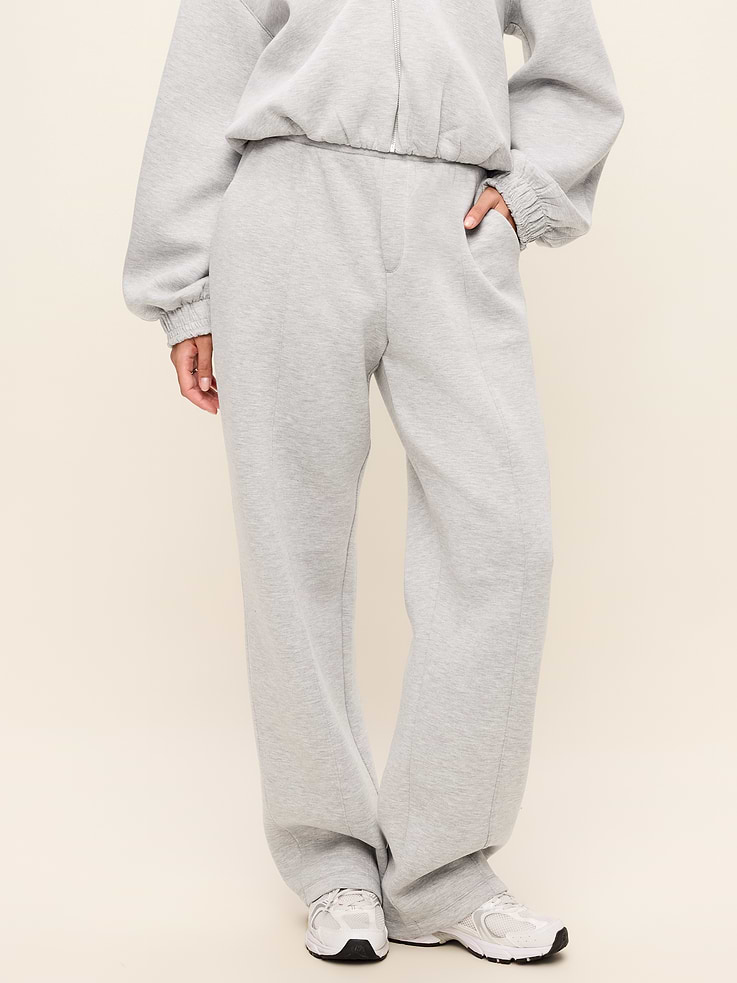 Image 6 of 9, High-Waisted Bounce Fleece Trouser Sweatpants
