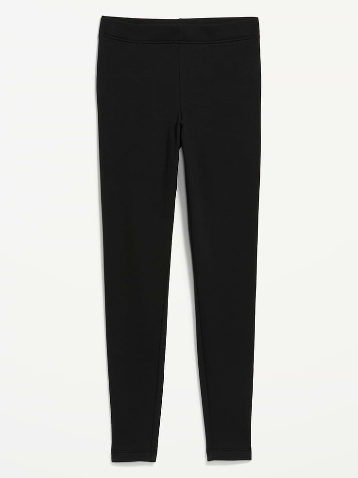 Image 4 of 4, High-Waisted Fleece-Lined Leggings