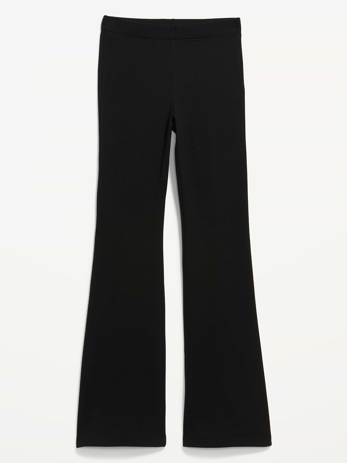 Image 2 of 2, Fleece-Lined High-Waisted Flare Leggings