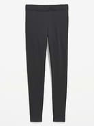Image 2 of 2, High-Waisted Fleece-Lined Leggings