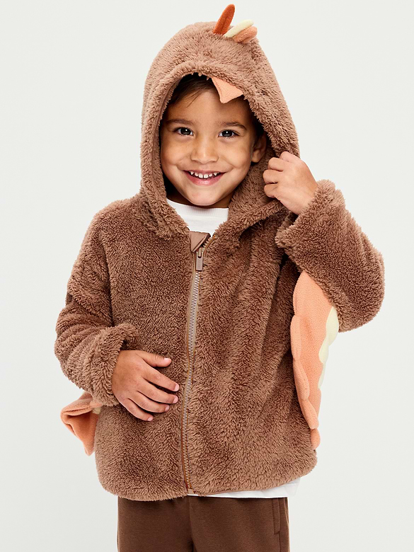 Sherpa Critter Unisex Hooded Jacket for Toddler