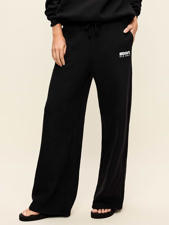 High-Waisted Baseline Fleece Wide-Leg Sweatpants