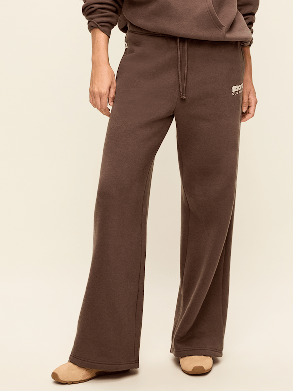 High-Waisted Baseline Fleece Wide-Leg Sweatpants